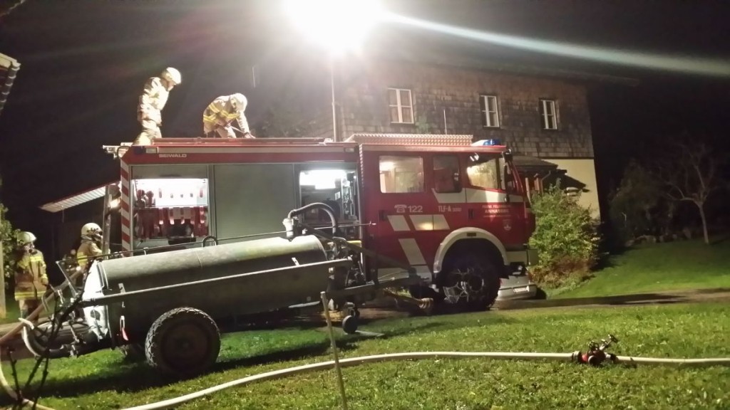 Herbst-Hauptübung beim Völling-Bauern | Freiwillige Feuerwehr Annaberg-Lungötz